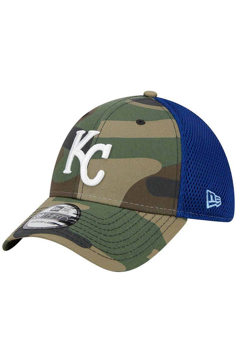 New Era Men's New Era Camo Kansas City Royals Team Neo 39THIRTY Flex Hat, Main, color, Camo