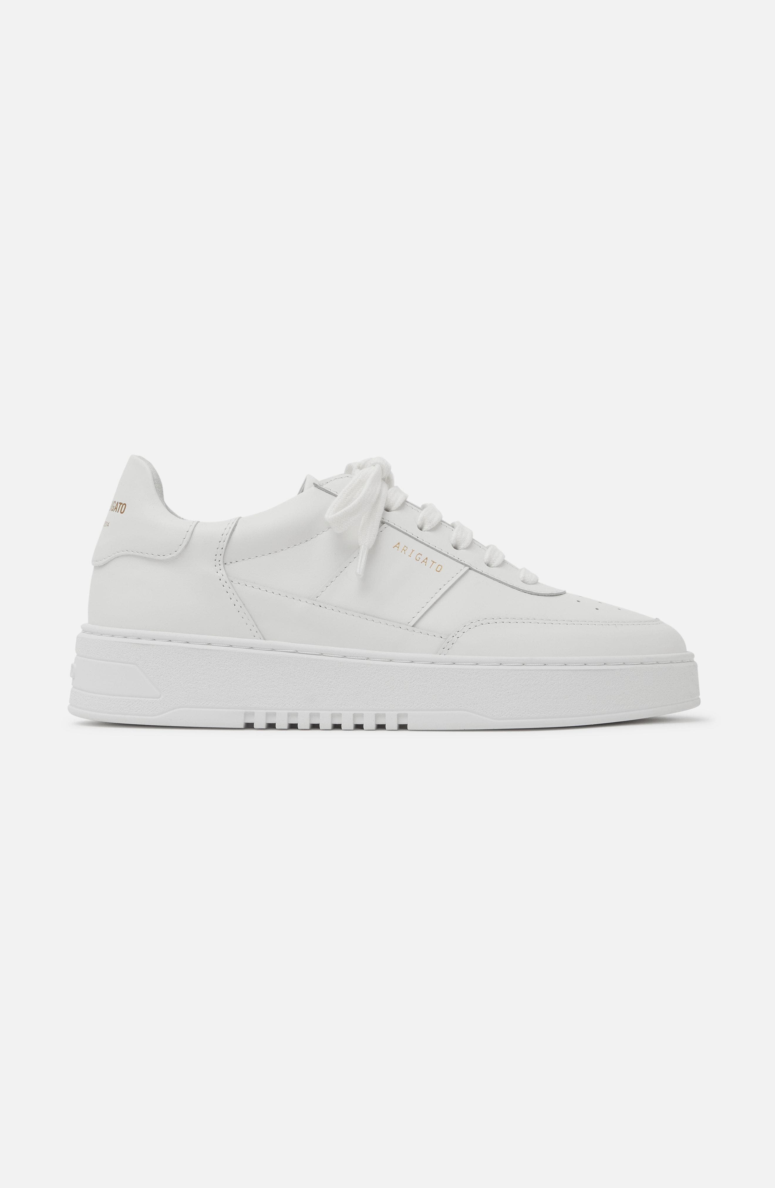 Orbit Vintage Leather Sneaker, Alternate, color, White/White