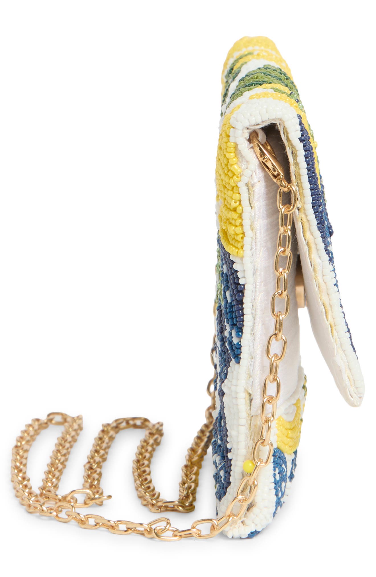 Dolce Vita Embroidered Beaded Envelope Clutch, Alternate, color, 