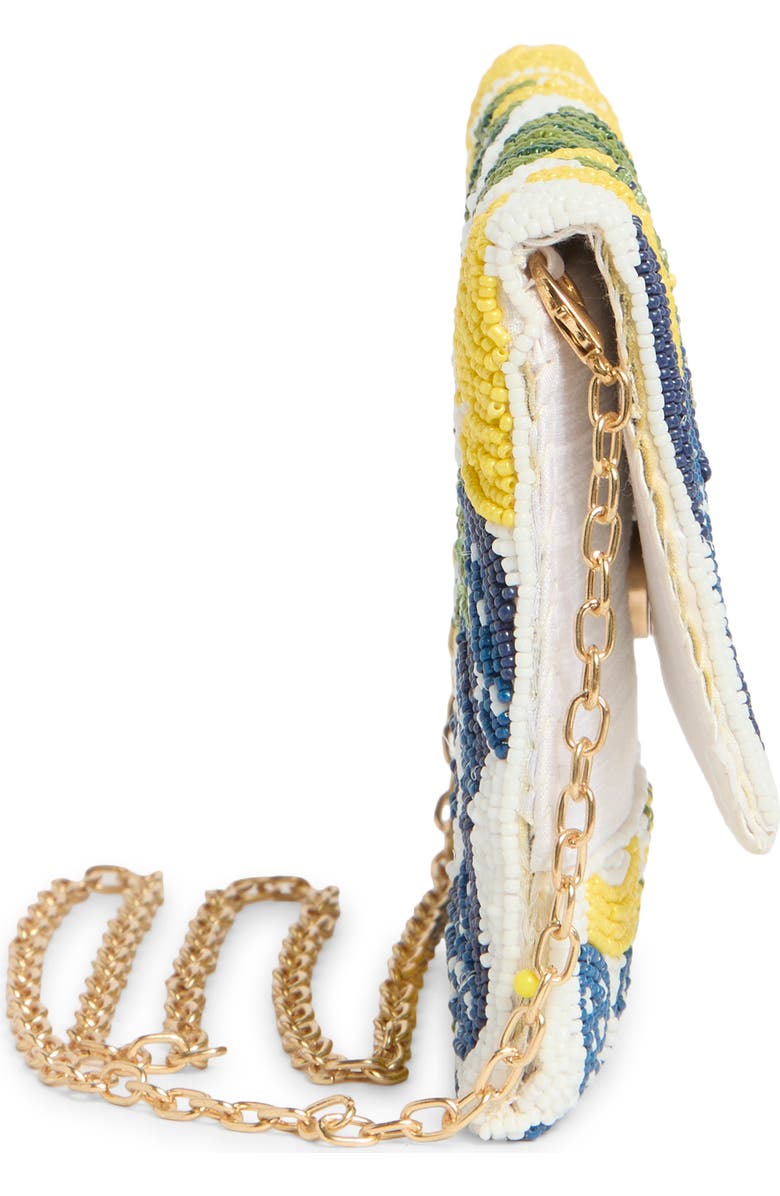 Dolce Vita Embroidered Beaded Envelope Clutch, Alternate, color,