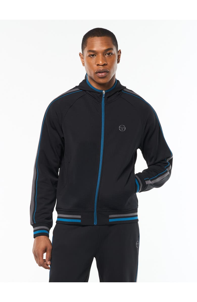 Sergio Tacchini Pietro Track Jacket, Main, color, Black Beauty