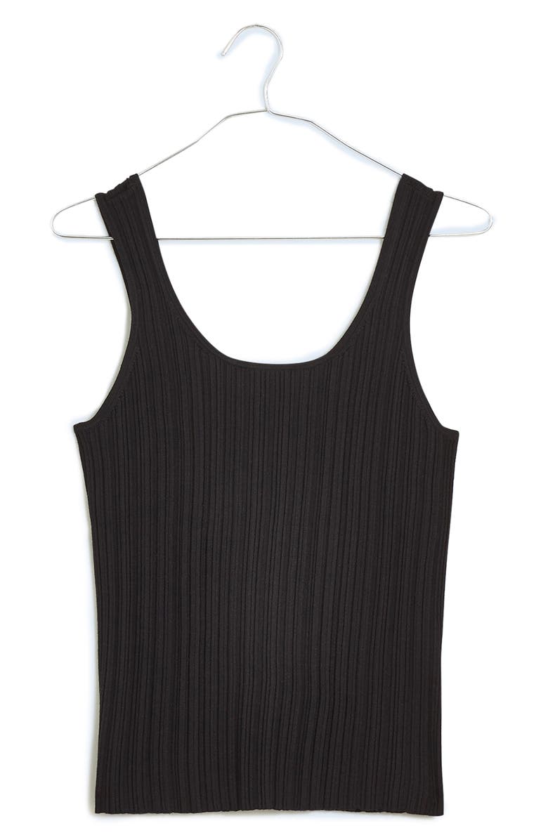 Madewell The Signature Knit Scoop Neck Sweater Tank, Alternate, color,