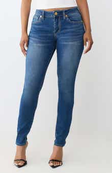 Jennie Big T Mid Rise Skinny Jeans