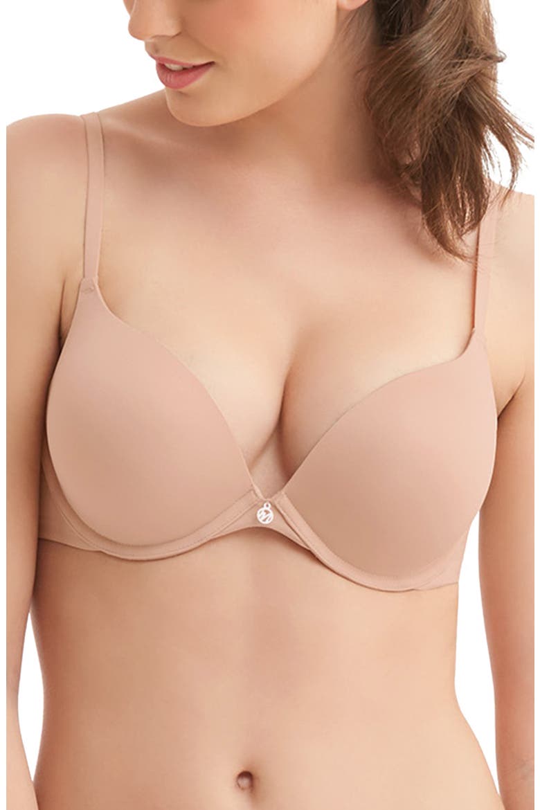 Prodigy Ultimate Push-Up Convertible Underwire Bra, Main, color, SAND