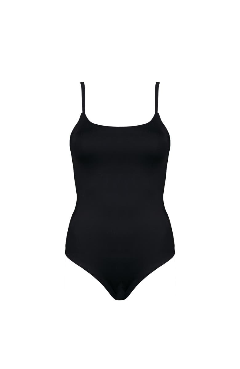 Kitty and Vibe Shelf Bra One Piece Swimsuit, Alternate, color, Black