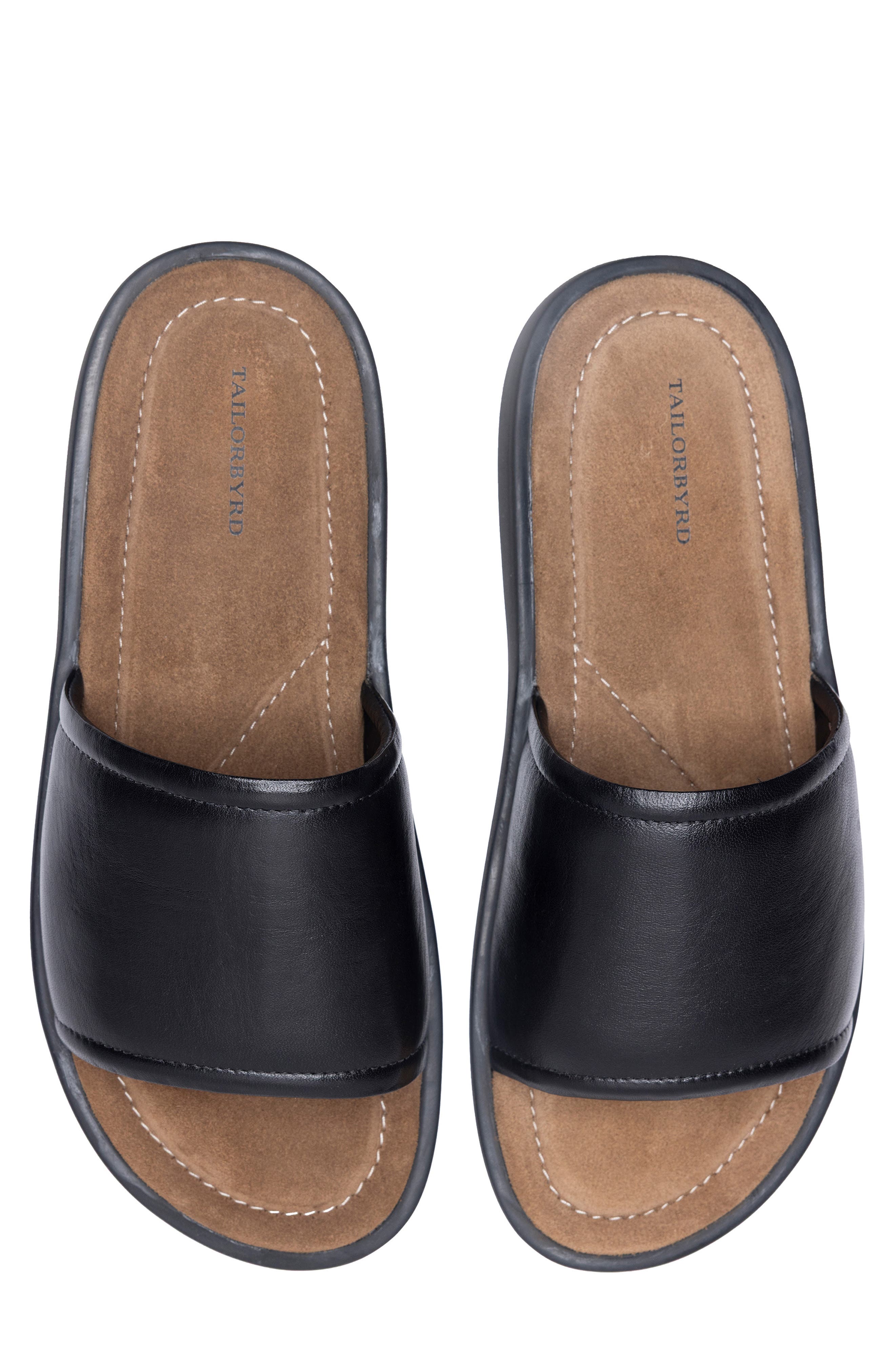 TailorByrd Bayport Slide Sandal, Alternate, color, Black