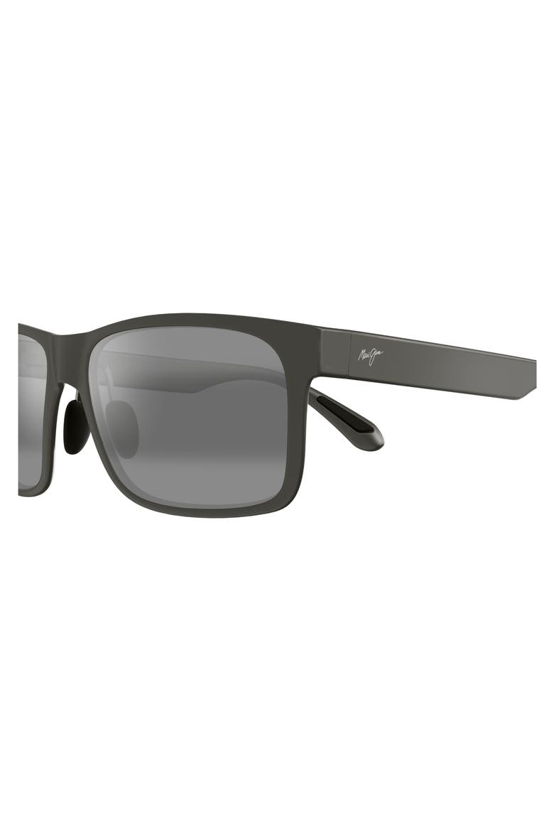 Red Sands 59mm PolarizedPlus2® Square Sunglasses, Alternate, color, GREEN/ NEUTRAL GREY