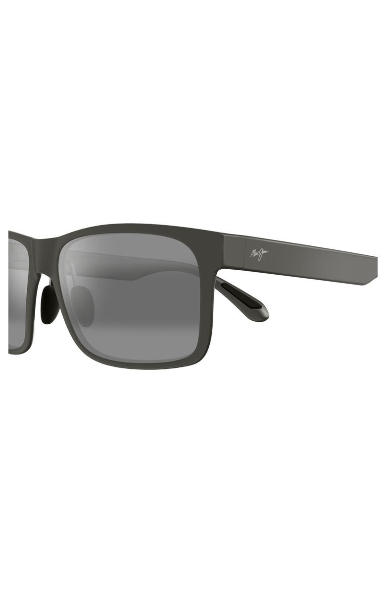 Maui Jim Red Sands 59mm PolarizedPlus2<sup>®</sup> Square Sunglasses, Alternate, color, Green/ Neutral Grey