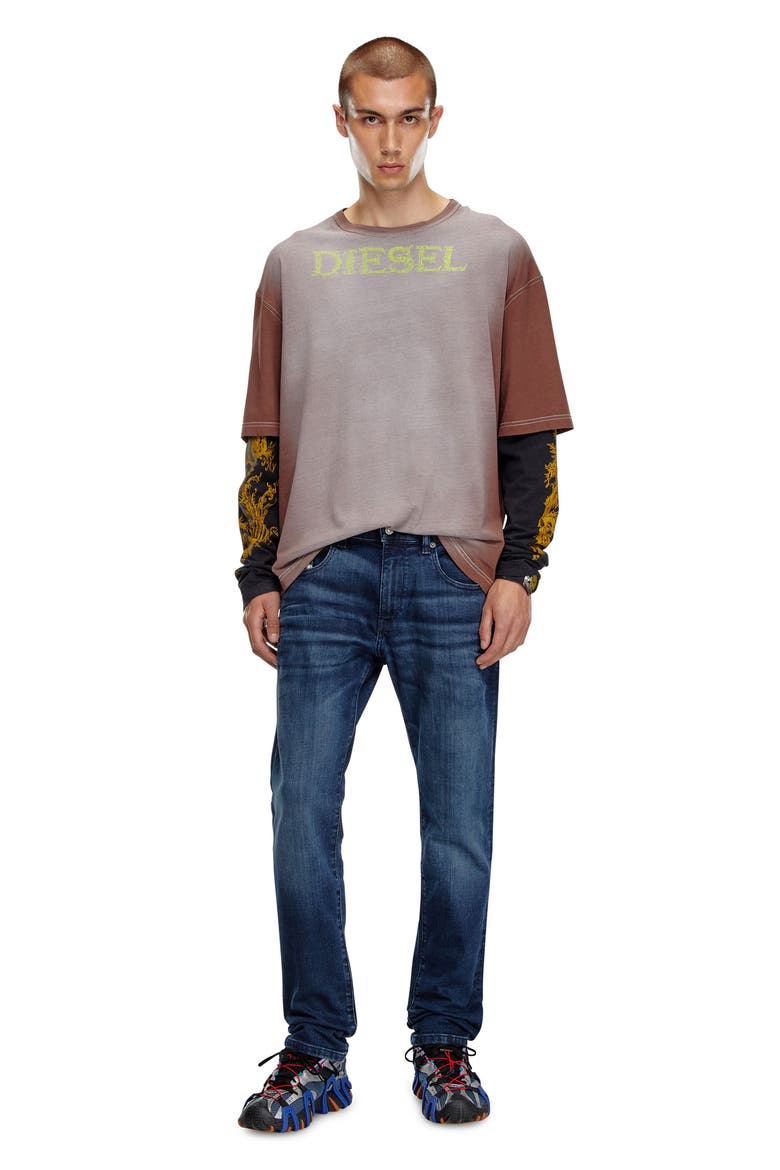 2019 D-Strukt Slim Fit Jeans, Alternate, color, DENIM