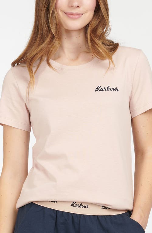 BARBOUR BARBOUR EDIE LOGO PRINT LOUNGE T-SHIRT 