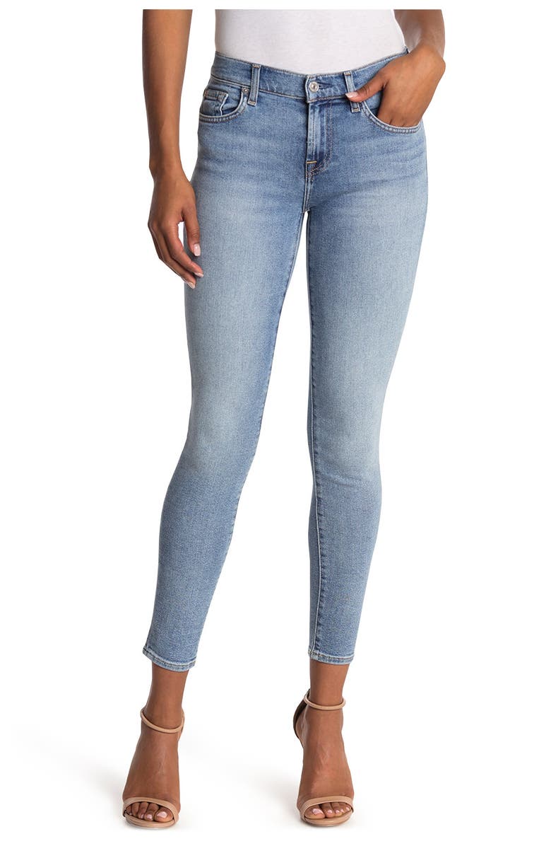 7 For All Mankind <sup>®</sup> Luxe Vintage The Ankle Skinny Jeans, Alternate, color, 