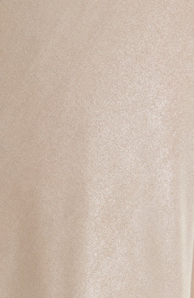 Vince Camuto Metallic Asymmetric One-Shoulder Body-Con Cocktail Dress, Alternate, color, 