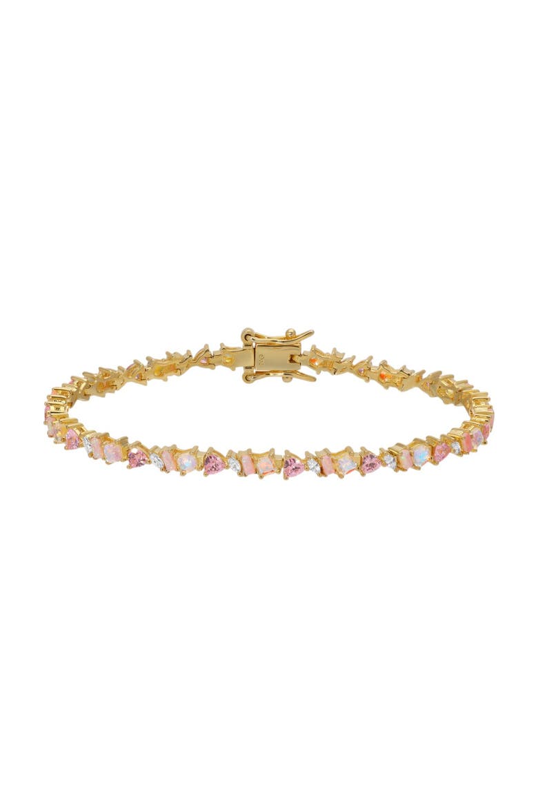 Vienna Opal Tennis Bracelet, Main, color, Pink