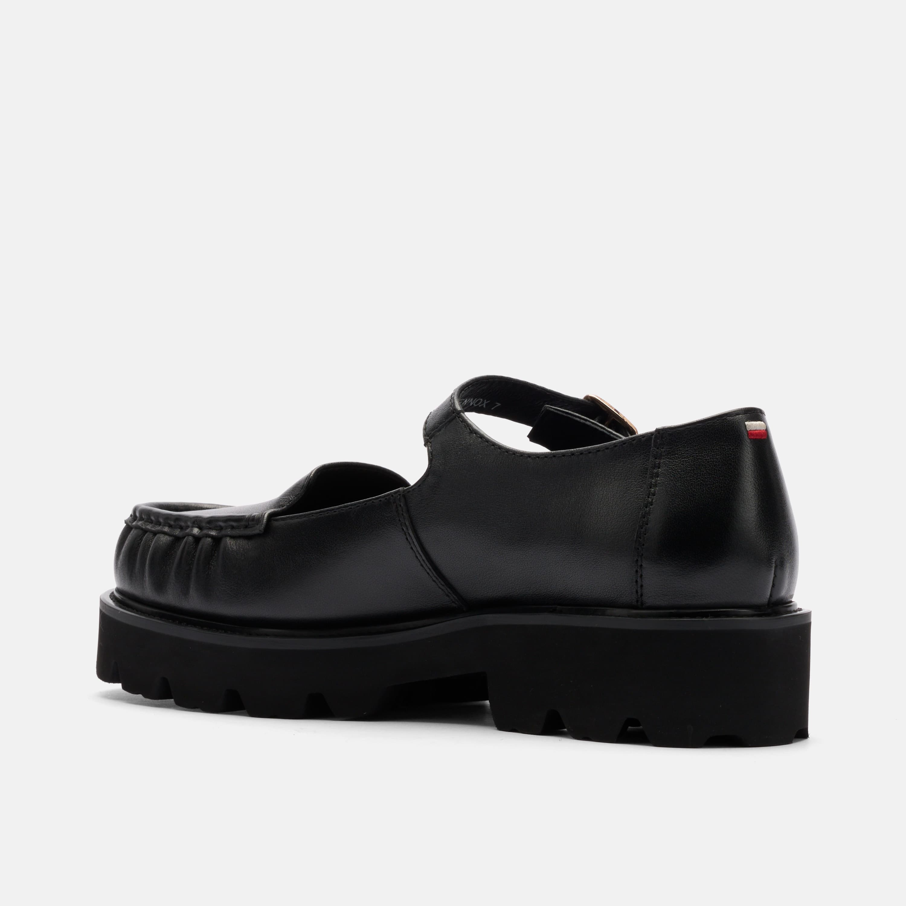 Lennox Lug Mary Jane Loafer, Alternate, color, Black