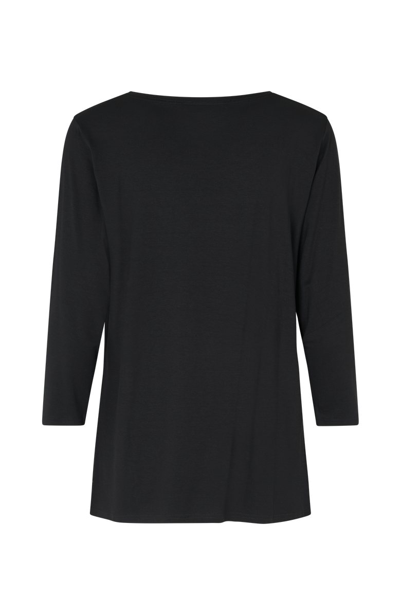 Masai Copenhagen MaCecille 3/4 Sleeve T-Shirt, Alternate, color, Black