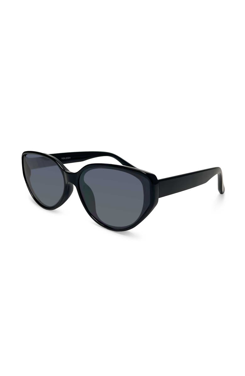 Youzey The Camden Sunglasses, Alternate, color, Black