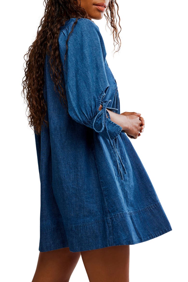 Sonora Chambray Minidress, Alternate, color, MIDNIGHT RINSE