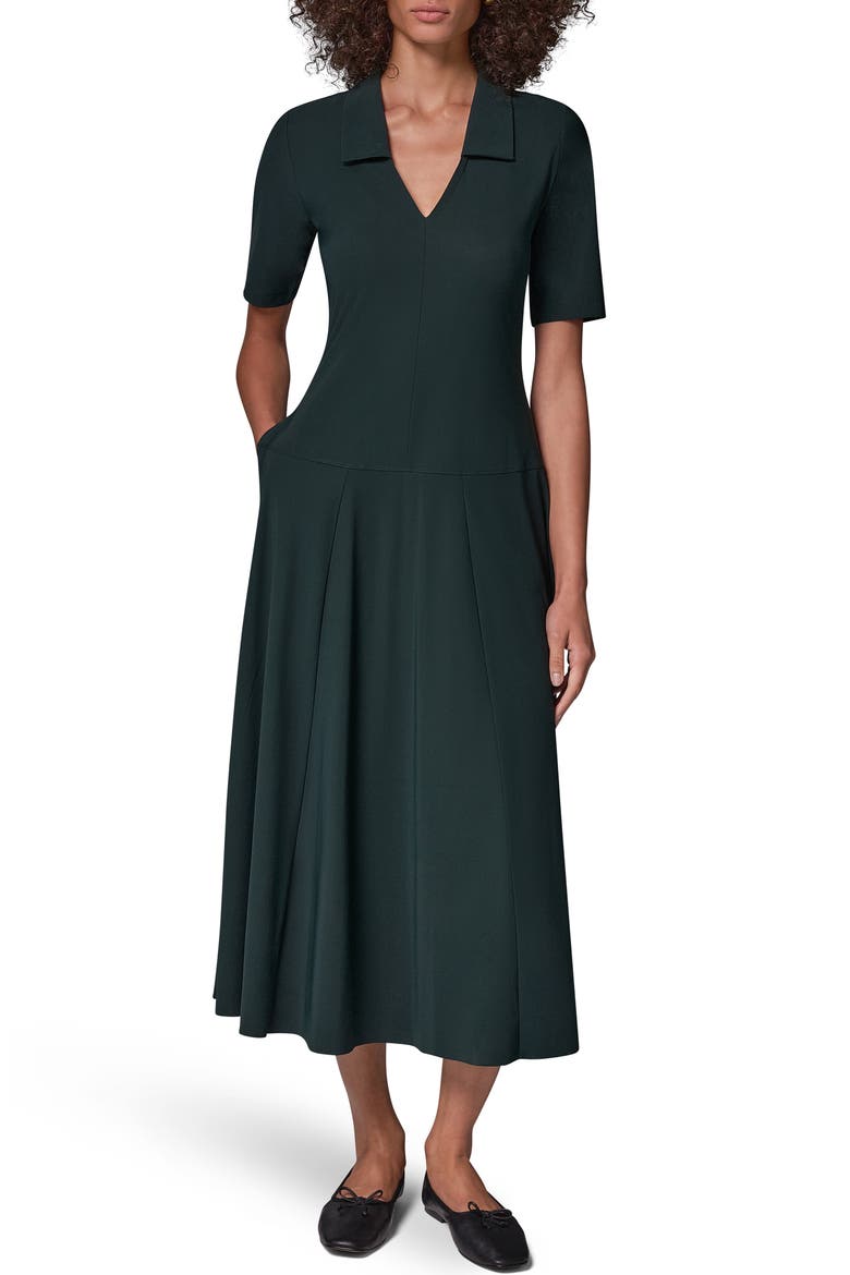 A-Line Maxi Dress, Main, color, BLK FOREST