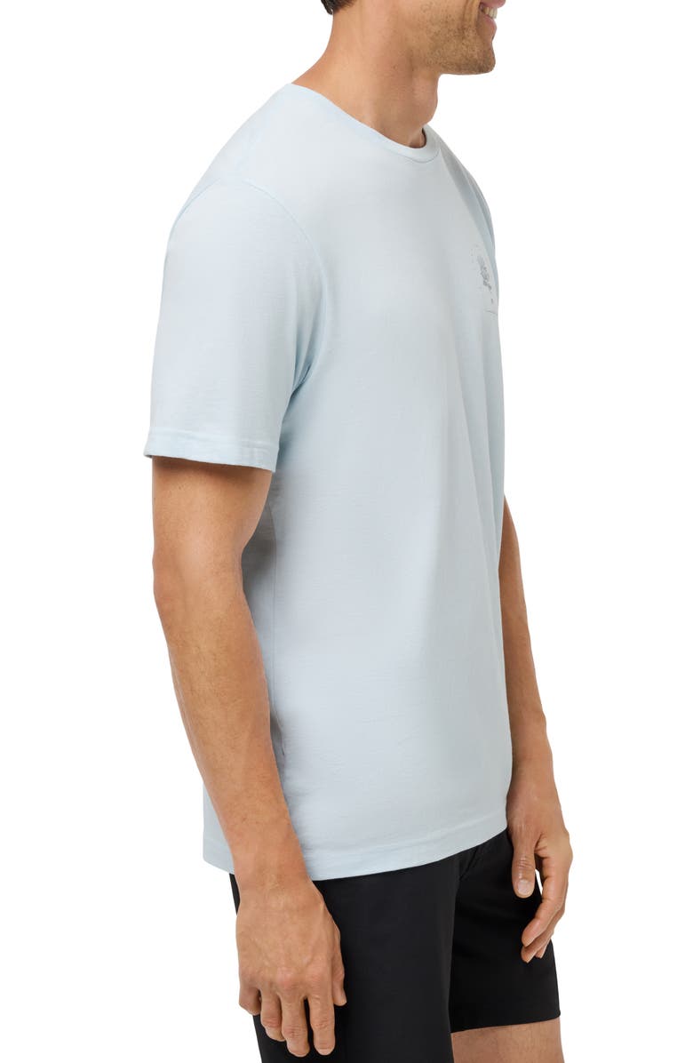 TravisMathew Coastal Scenery Cotton Graphic T-Shirt, Alternate, color, Azzurro