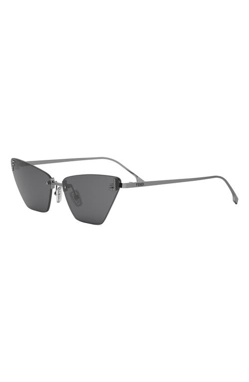 Fendi First Crystal 57mm Cat Eye Sunglasses