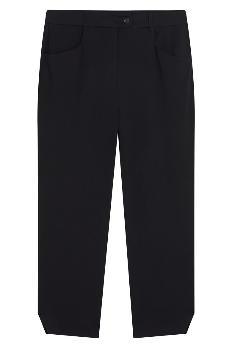 x Henning All Day Mercer Crop Tapered Leg Pants, Alternate, color, BLACK