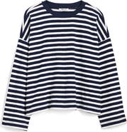 Madewell Easy Stripe Long Sleeve Top