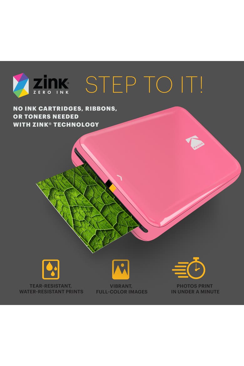Step Printer Bundle + 75 Sheets, Alternate, color, Pink