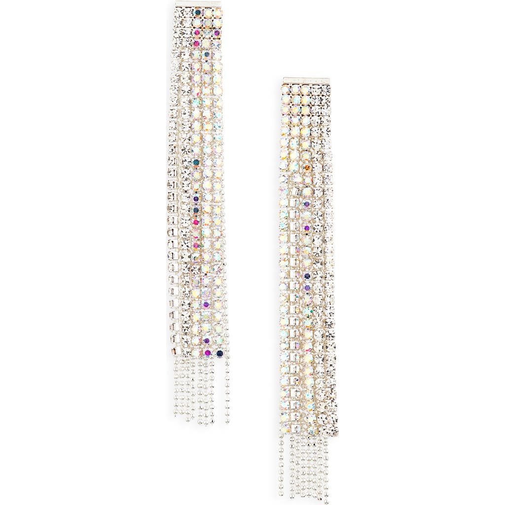 Natasha Crystal Fringe Drop Earrings