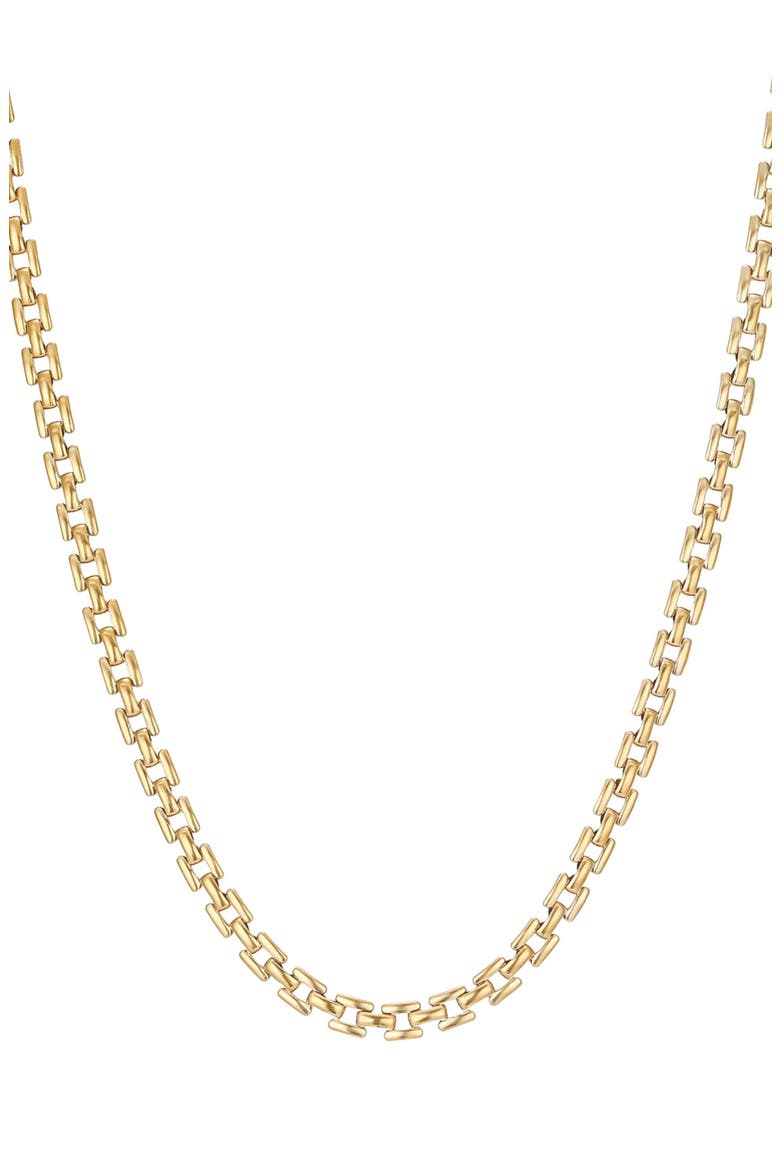 18K Gold Plated Chain Necklace, Main, color, GOLD