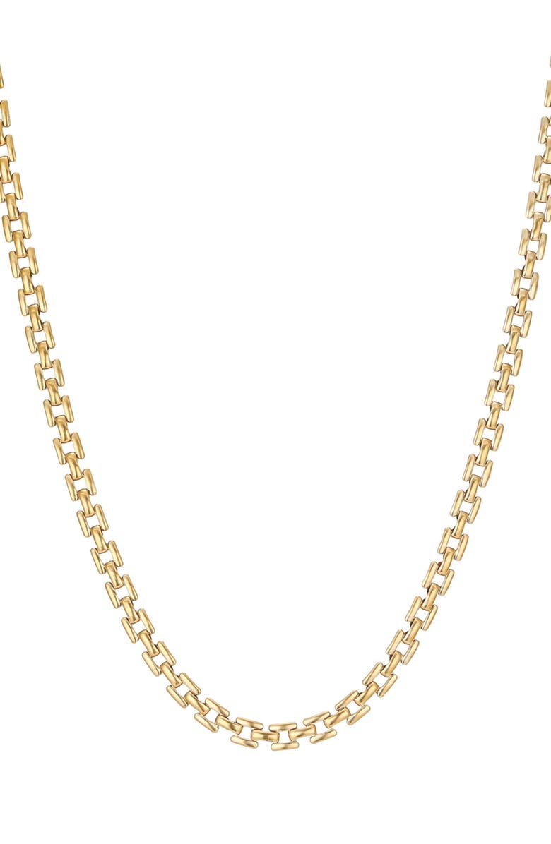 Adornia 18K Gold Plated Chain Necklace, Main, color, Gold
