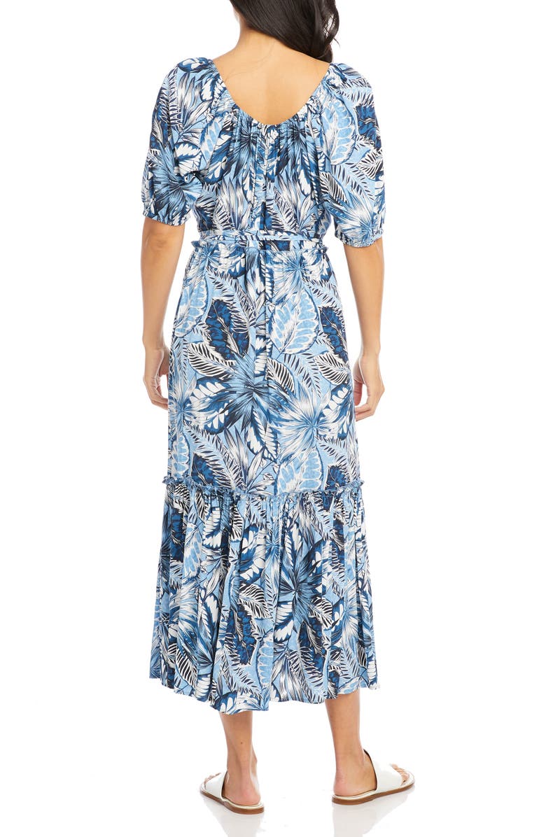 Karen Kane Puff Sleeve Midi Dress, Alternate, color,