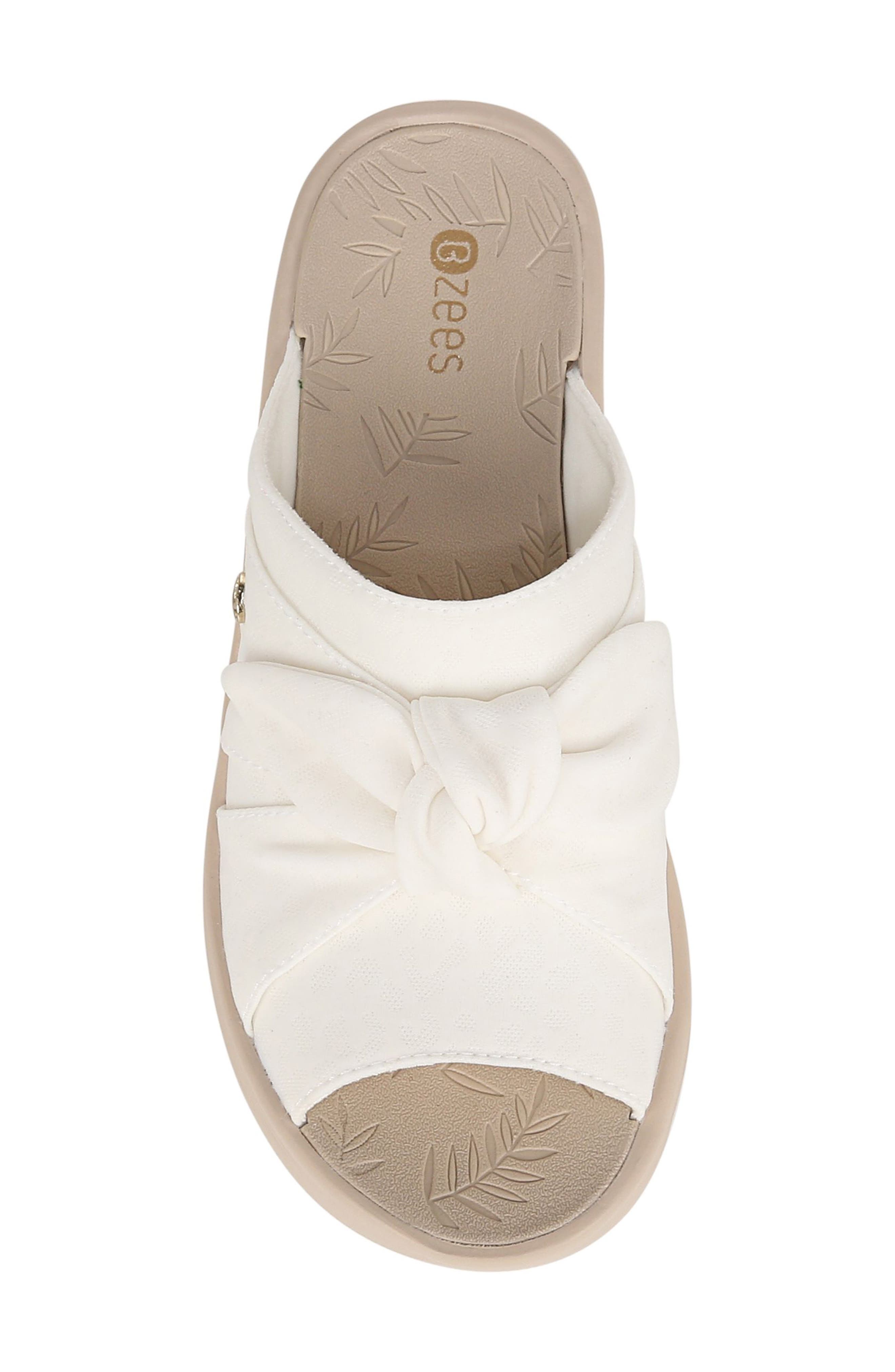 LifeStride BZees Smile II Wedge Slide Sandal, Alternate, color, White