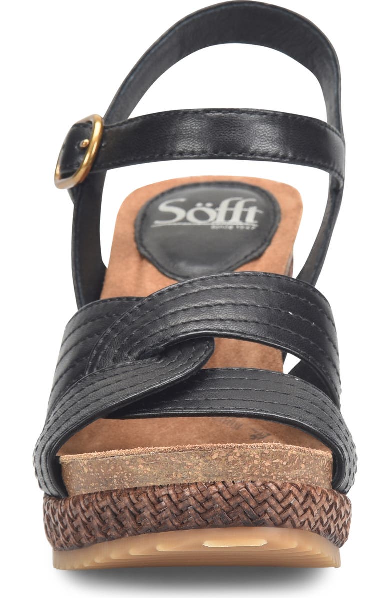 Söfft Clarissa Wedge Sandal, Alternate, color,