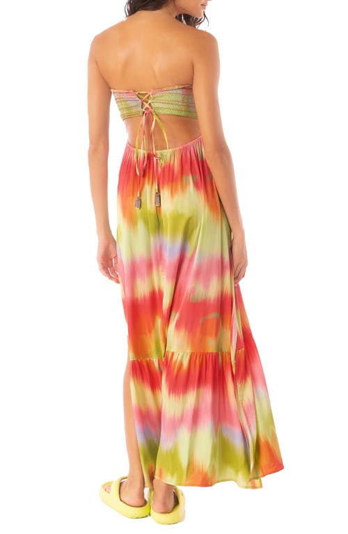Maaji Ombré Strapless Cover-up Dress In Multi