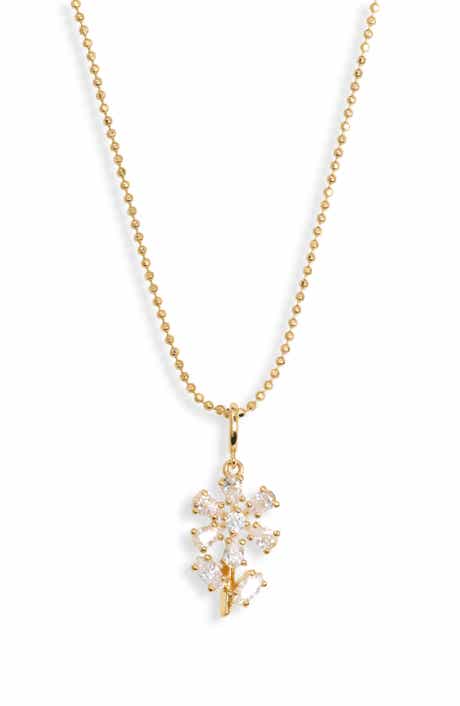 Flower Pendant Necklace
