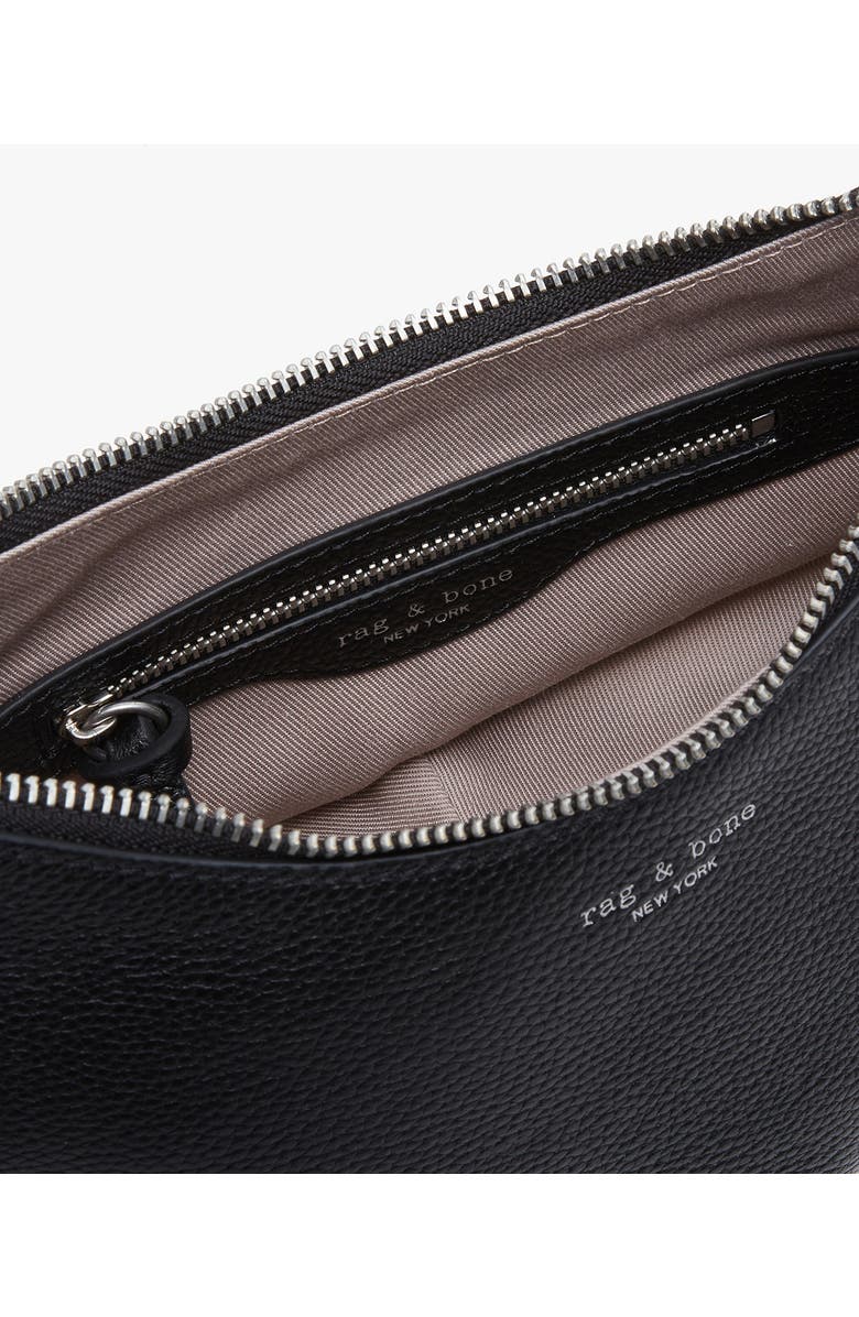 rag & bone Alix Leather Crossbody Bag, Alternate, color, Black