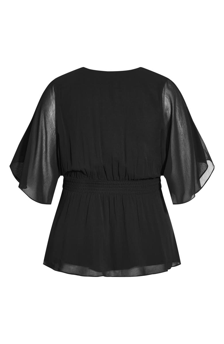 City Chic Elegant Wrap Top, Alternate, color,