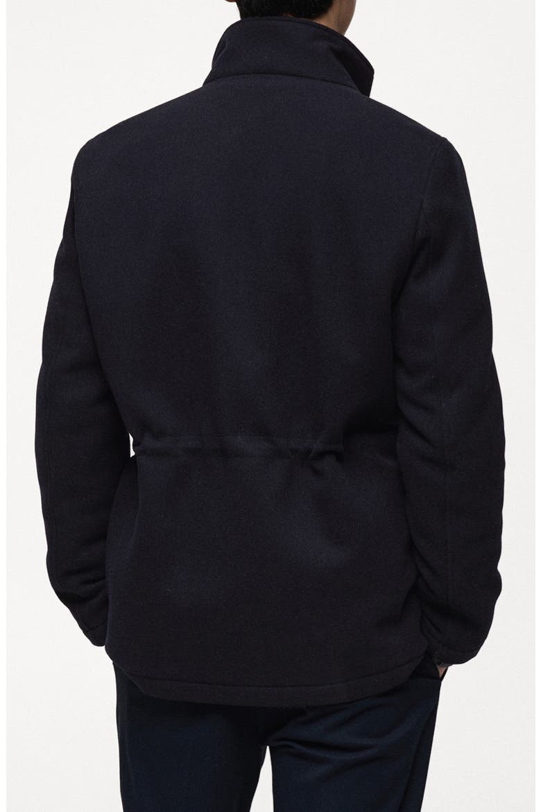 Wool Blend Coat, Alternate, color, DARK NAVY