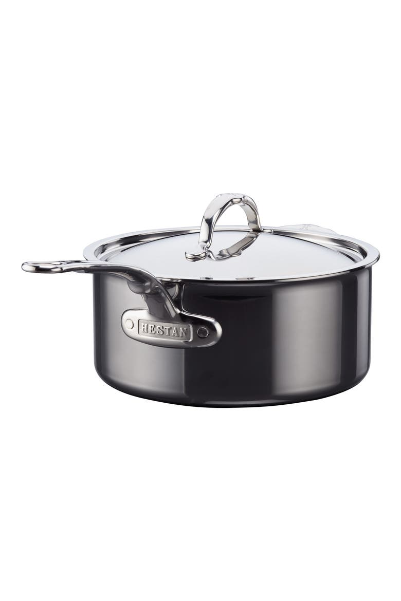 NanoBond 4-Quart Helper Handle Saucepan with Lid, Alternate, color, STAINLESS STEEL