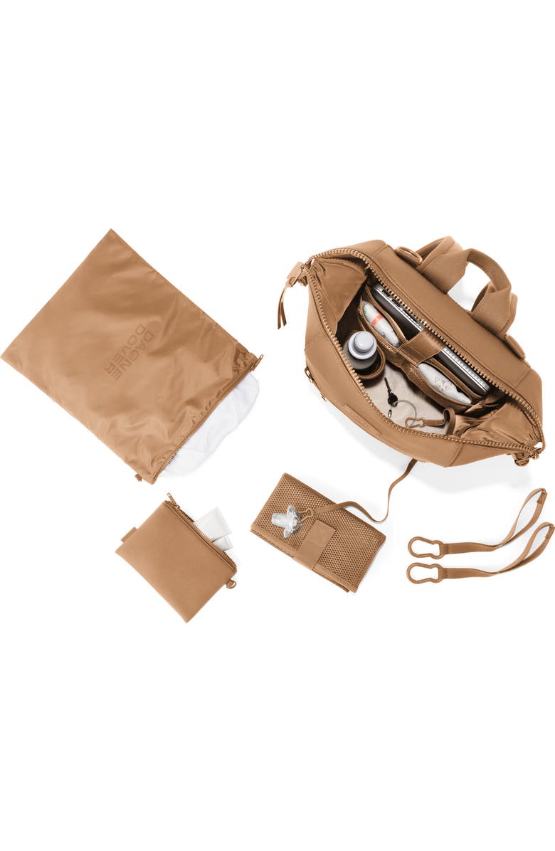 Dagne Dover Indi Medium Neoprene Diaper Backpack, Alternate, color, Camel