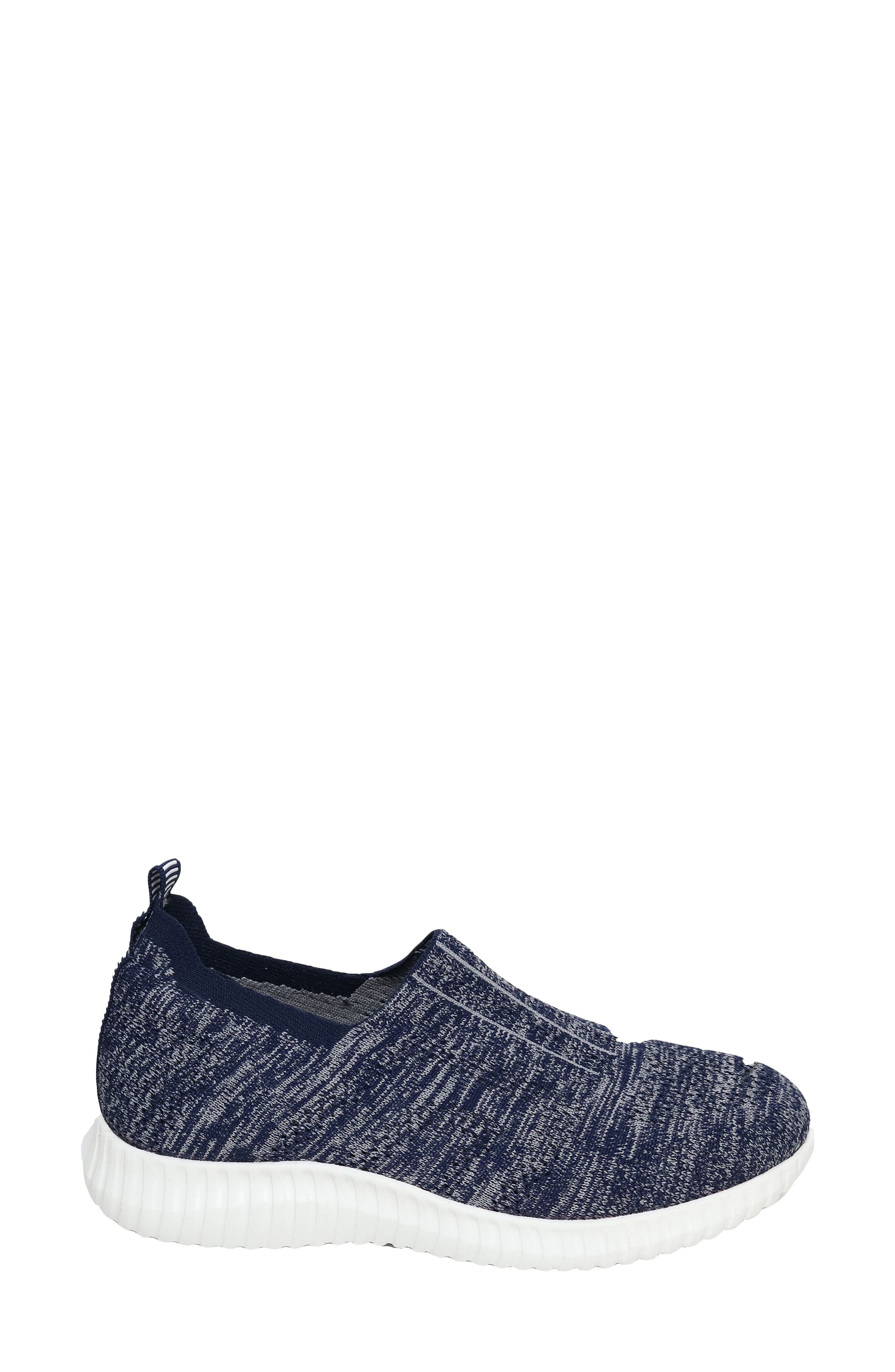Melrose Stretch Knit Sneaker, Alternate, color, NAVY