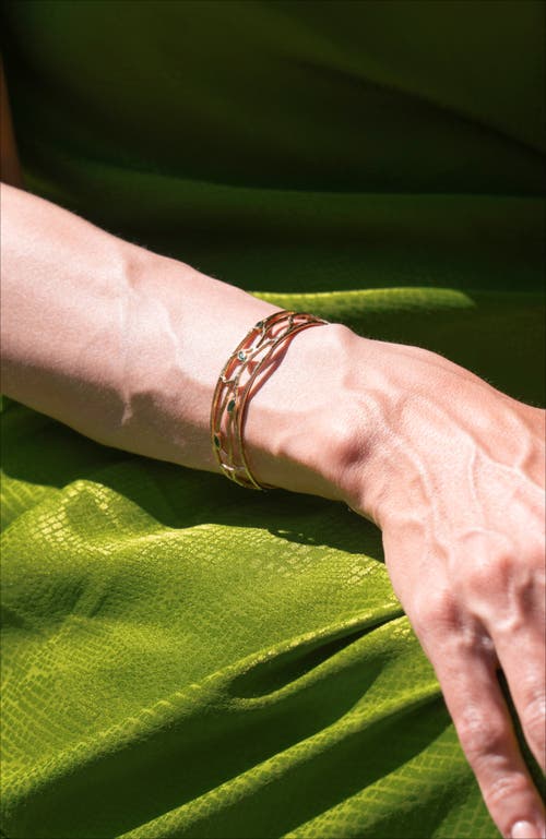 Rc Retro Chic Verdant Whisper Bracelet In Gold