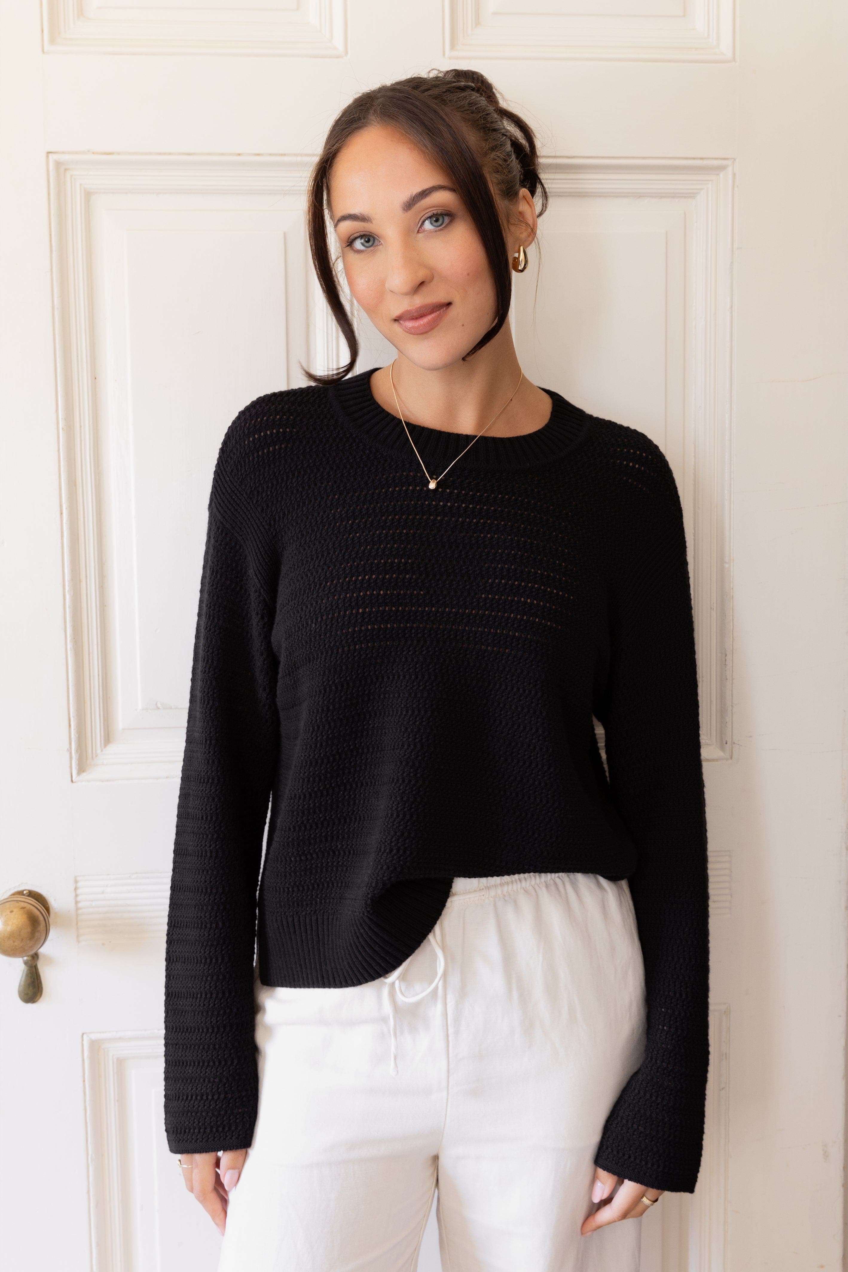 The Open Knit Long Sleeve Sweater - image 2