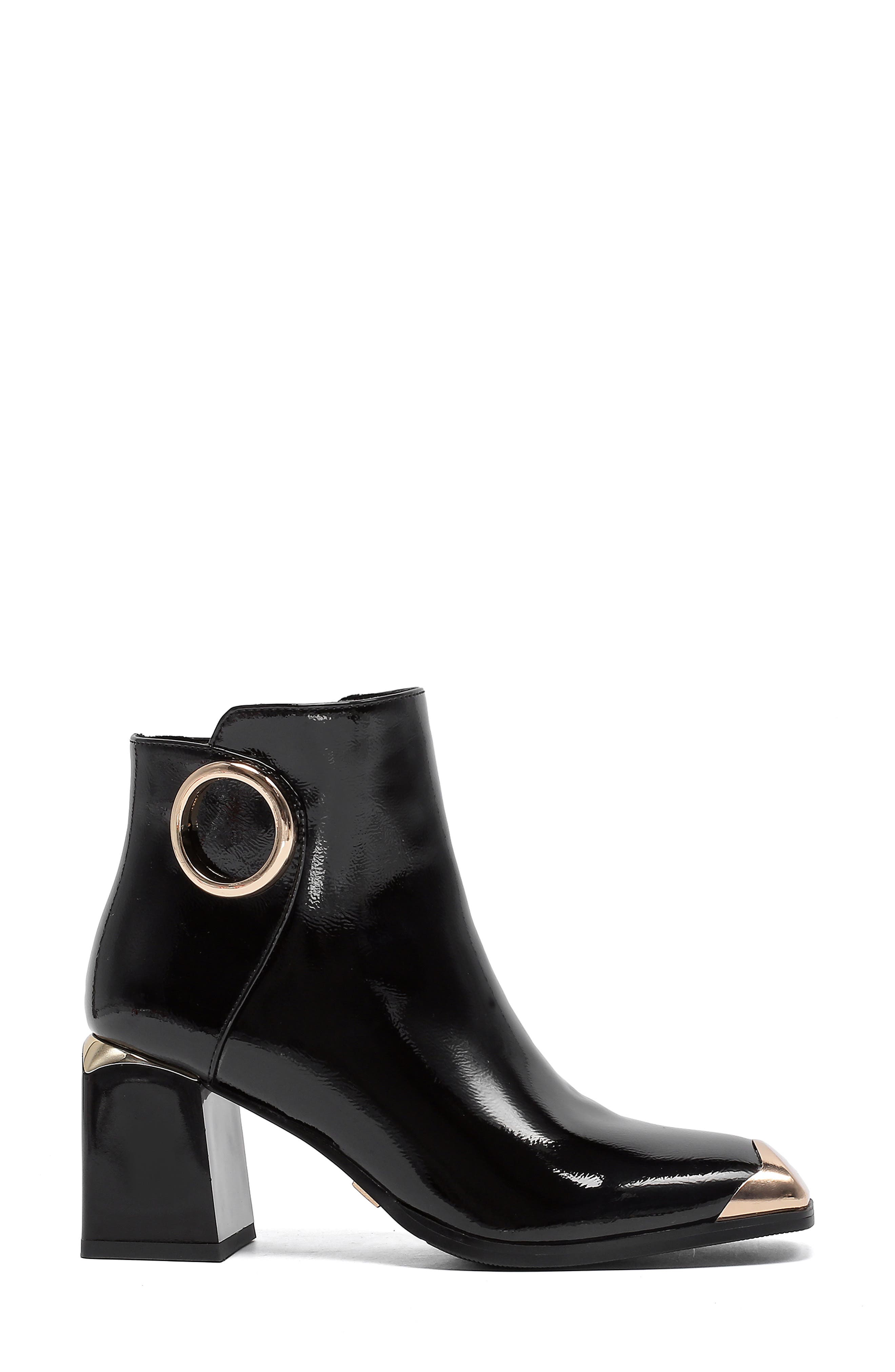 NINETY UNION Frisco Cap Toe Bootie, Alternate, color, Black