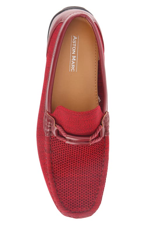 Aston Marc Mesh 2 Driving Loafer In Red