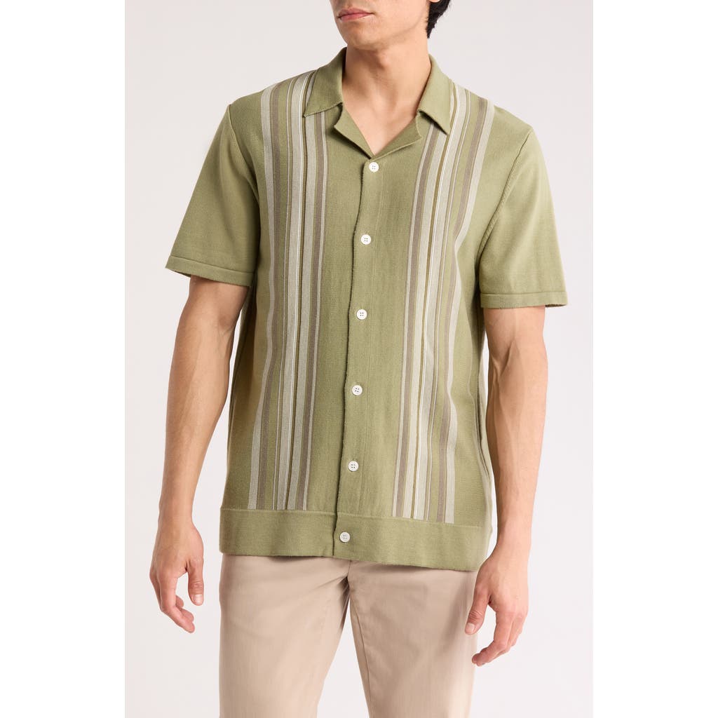 TRUTH TRUTH STRIPE CAMP SHIRT