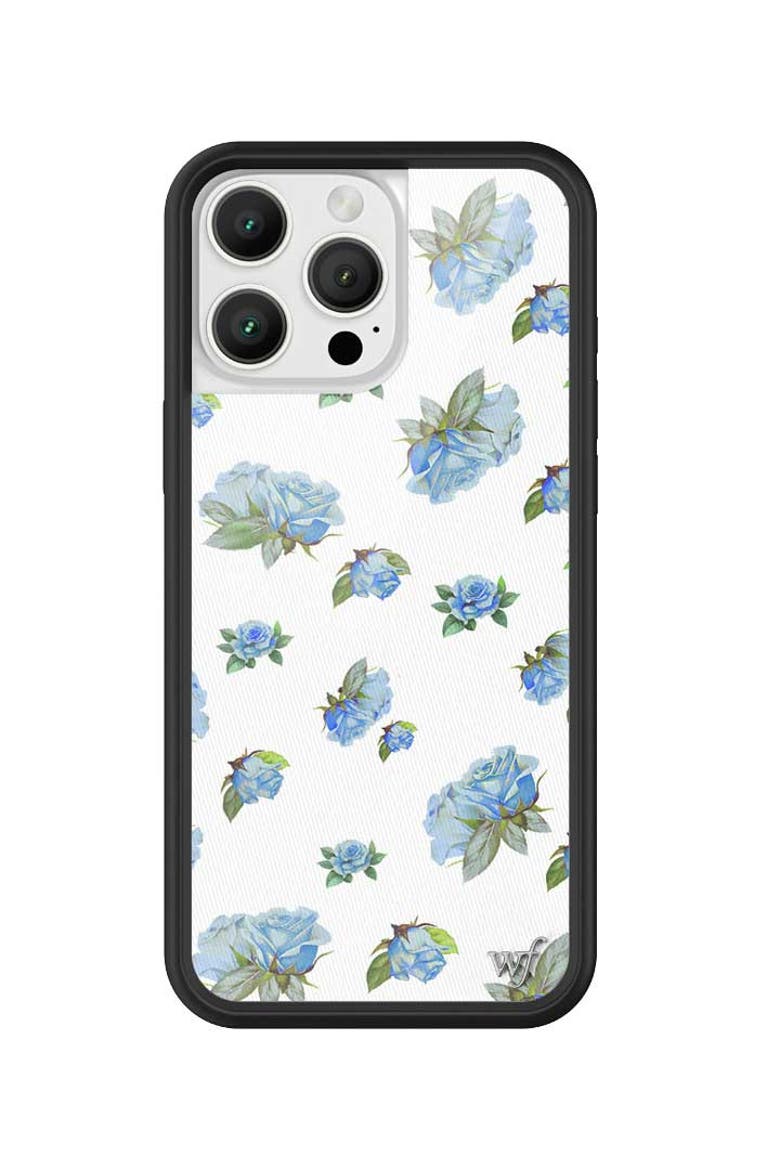 Moonlight Rose iPhone Case, Alternate, color, Blue