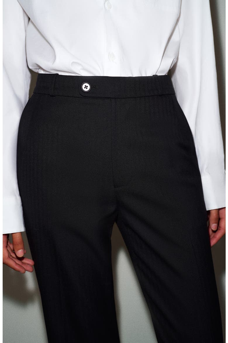 x Alexa Chung Gere Tailored Pants, Alternate, color, BLACK
