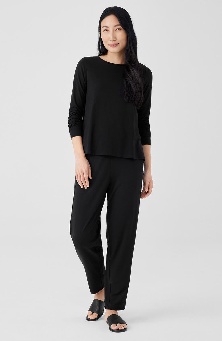 Eileen Fisher Long Sleeve Crewneck Top, Alternate, color, 