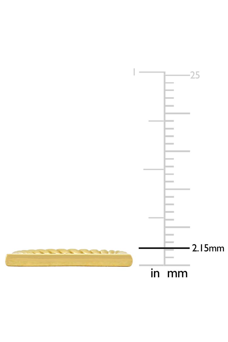 Flat Bar Twisted Ring 14k Yellow Gold, Alternate, color, Yellow Gold